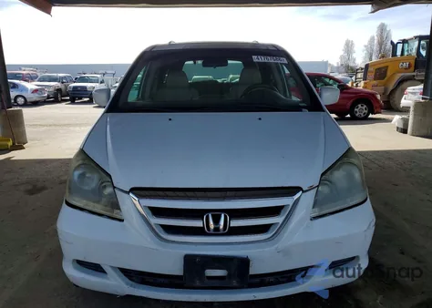 2007 Honda Odyssey Exl из США, поврежденный, VIN 5FNRL38687B436339